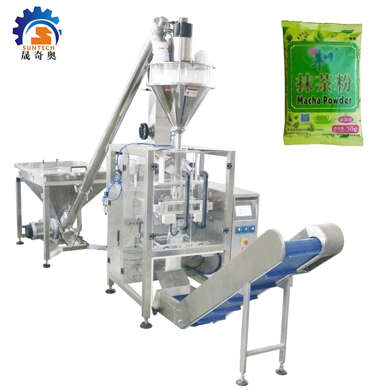 Matcha powder auger screw filling machine flour powder packing machine