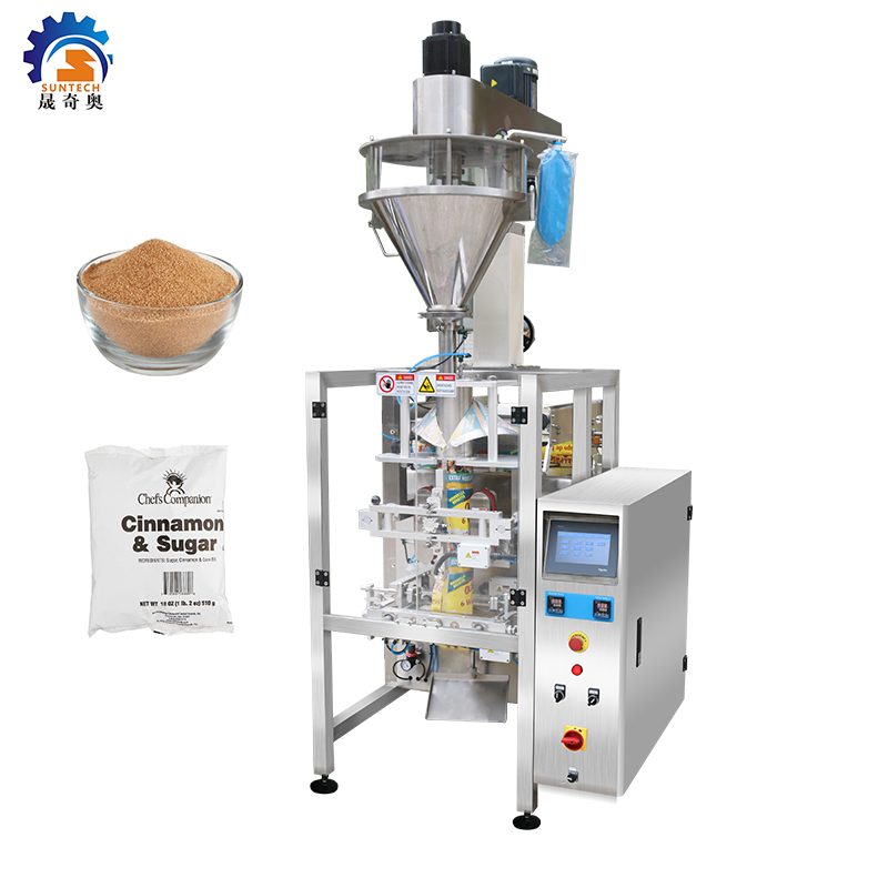 Salt powder auger weighing filling machine brown suger powder packing machine
