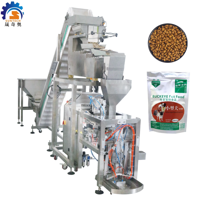 Automatic 100g Single Station Cream Puffs/Meringue Puffs Premade Zipper Bag Packing Machine
