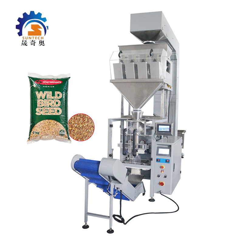 Hot Sale 100g 200g 300g 500g Safflower Gold Wild Bird Seed VFFS Packing Machine