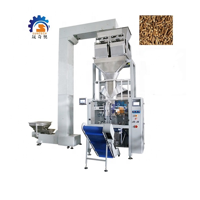 Automatic Vertical 5kg 10kg 15 kg Wood Pellet Pet Food Dog Cat Food Litter Rice Filling Packing Machine