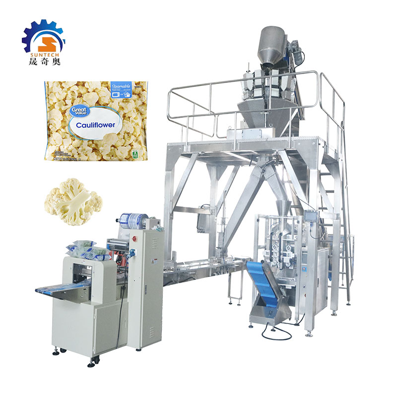 Durable 200g 300g 1.8kg 2.81kg 3kg Edible Cauliflower Chopped Rice Cauliflower Packing Machine
