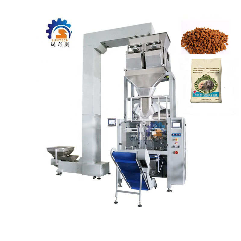 Automatic Vertical 5kg 10kg 15 kg Wood Pellet Pet Food Dog Cat Food Litter Rice Filling Packing Machine