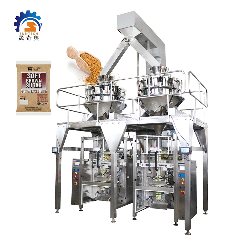 Suntech Foshan Granular Pillow Bag Pinto Beans VFFS Packing Machine