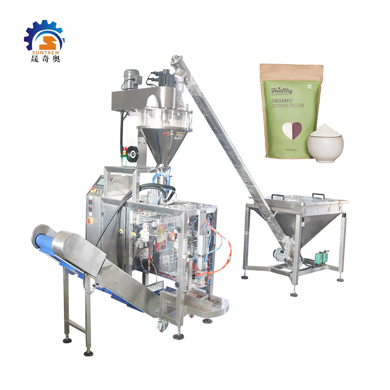Doypack Single Station 1kg Wheat Flour Powder Premade Bag Zip-lock Bag Pouch Packing Machine