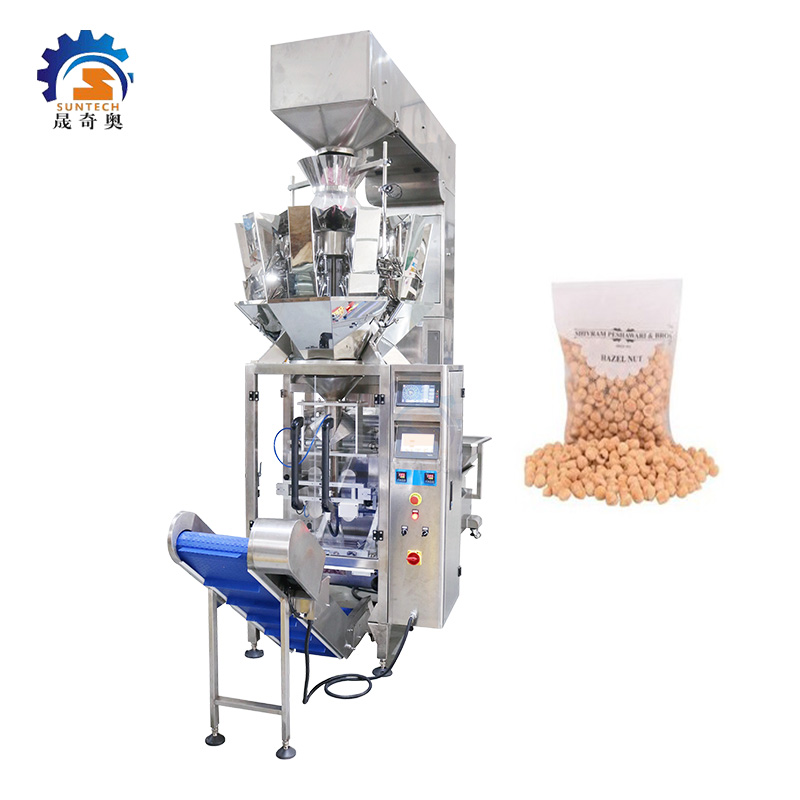 Automatic Vertical Food Packaging Machine with Multihead Weigher