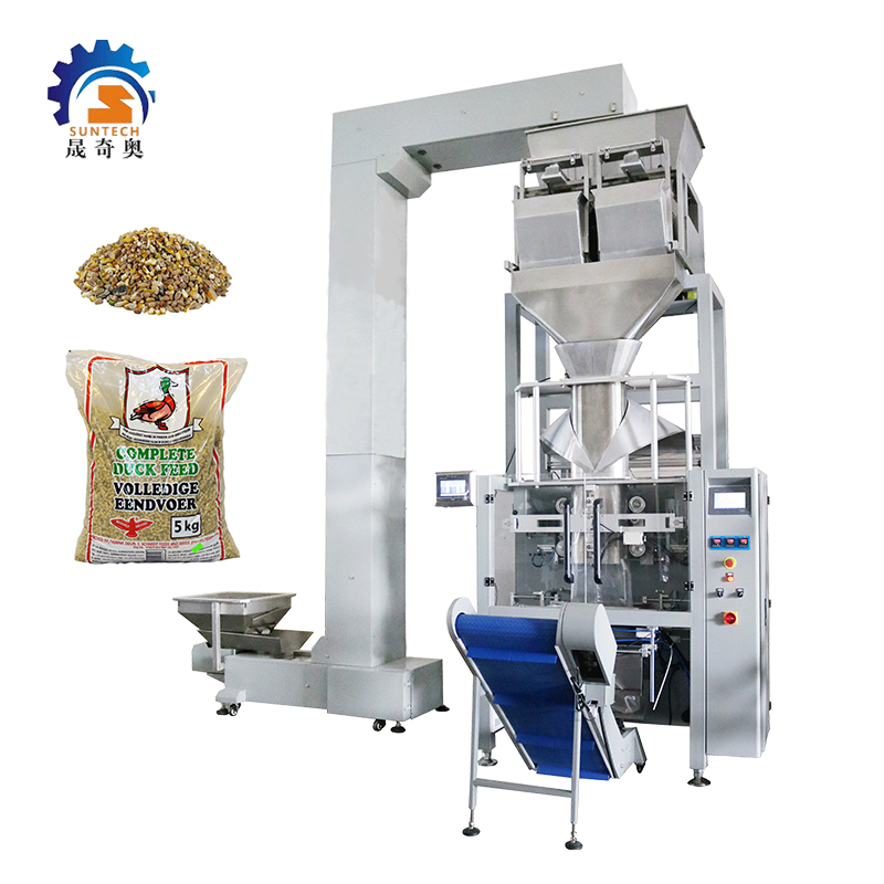 Automatic 13kg 17kg 20kg Granule White Goose Foods Swan Feed Bagging Packing Machine