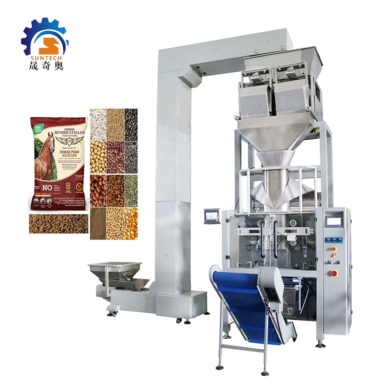 Multifunctional Granule Packing Horse Feed Pellets Pony Food VFFS Packing Machine