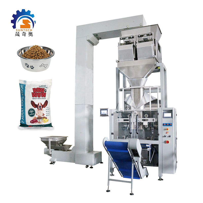 Automatic 5kg 10kg 13kg Granule Pet Foods Dog Foods Puppy Forage Filling Packing Machine