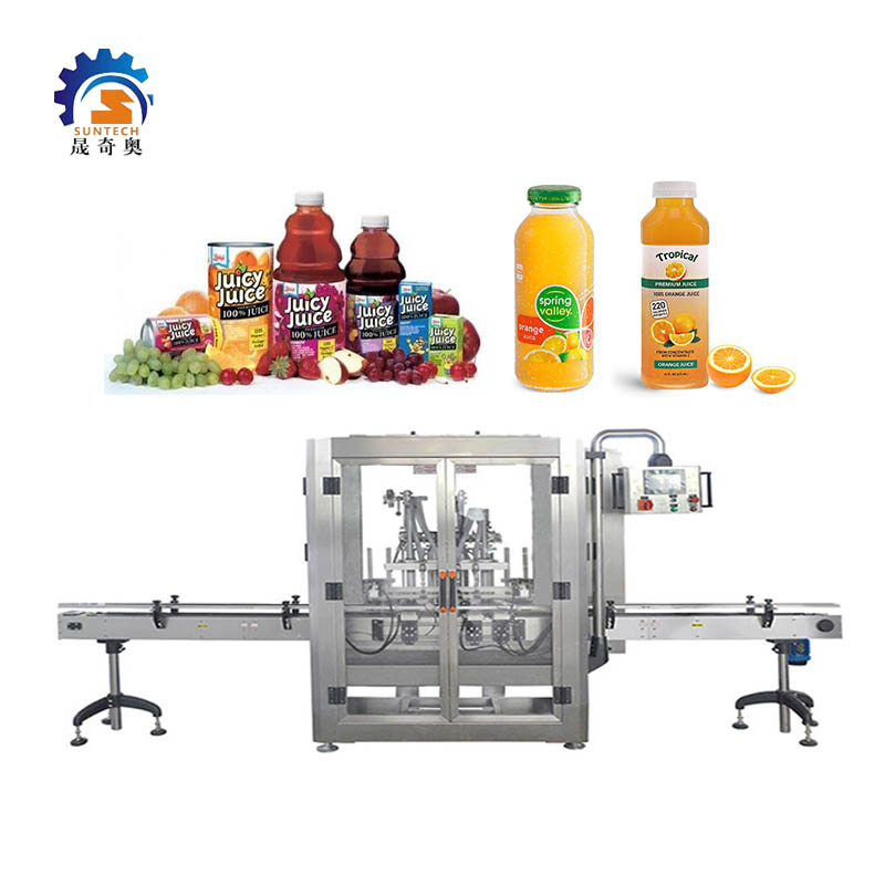 Automatic Liquid Drink Juicy Orange Fruit Juice Milk Water 100g Bottle Filling Packing Machine