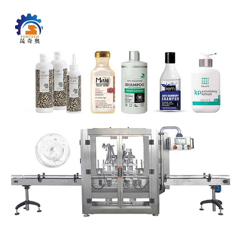 Multifunctional Liquid Bottle 500ml Anti-danoruff Shampoo Exfoliating Lotion Filling Machine