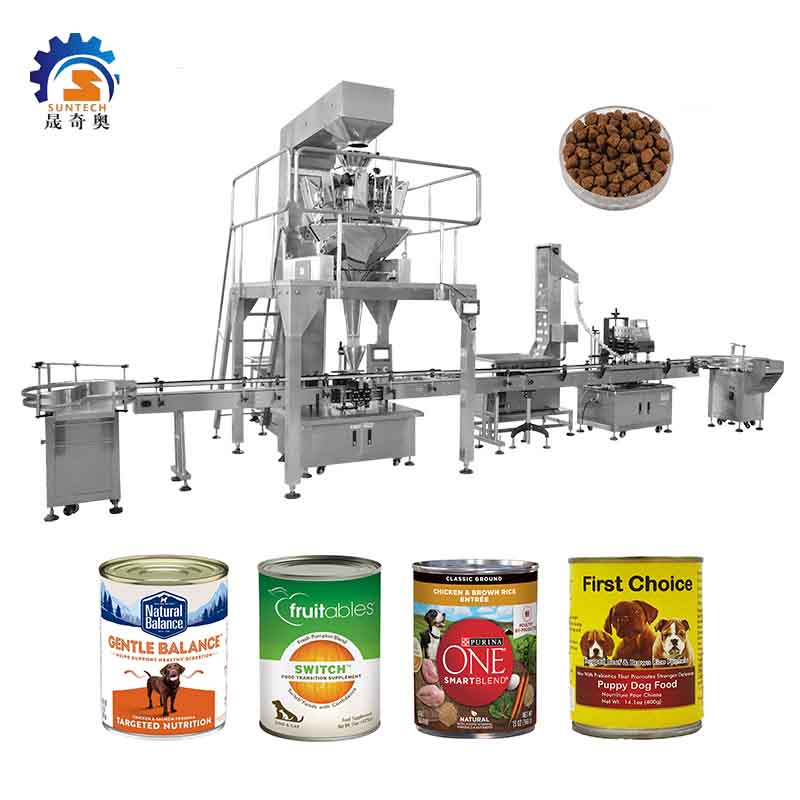 300g Fresh Pumpkin Blend Granule Pet Foods Dog Foods Supplying Can Packing Capping Equipment