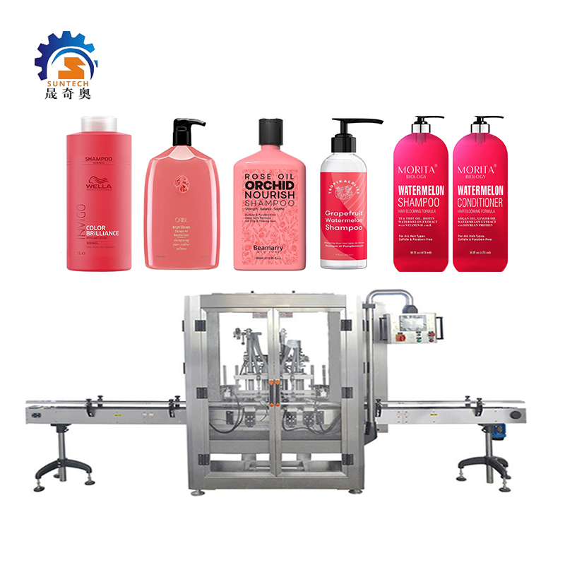 Automatic Liquid 1L Grapefruit Watermelon Shampoo Conditioner Fruit Flavour Bottle Filling Machine