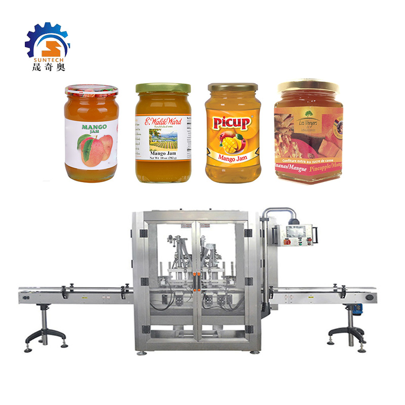 Multi-functional Servo Driver Fresh Fruits Fragrant Sweet Mango Jam Can Bottle Liquid Machine