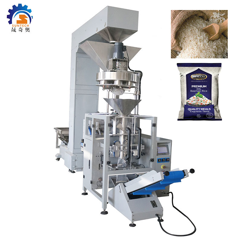 SUN-820C Full automatic 5kg 10kg rice food vertical measuring cup economic packing machine