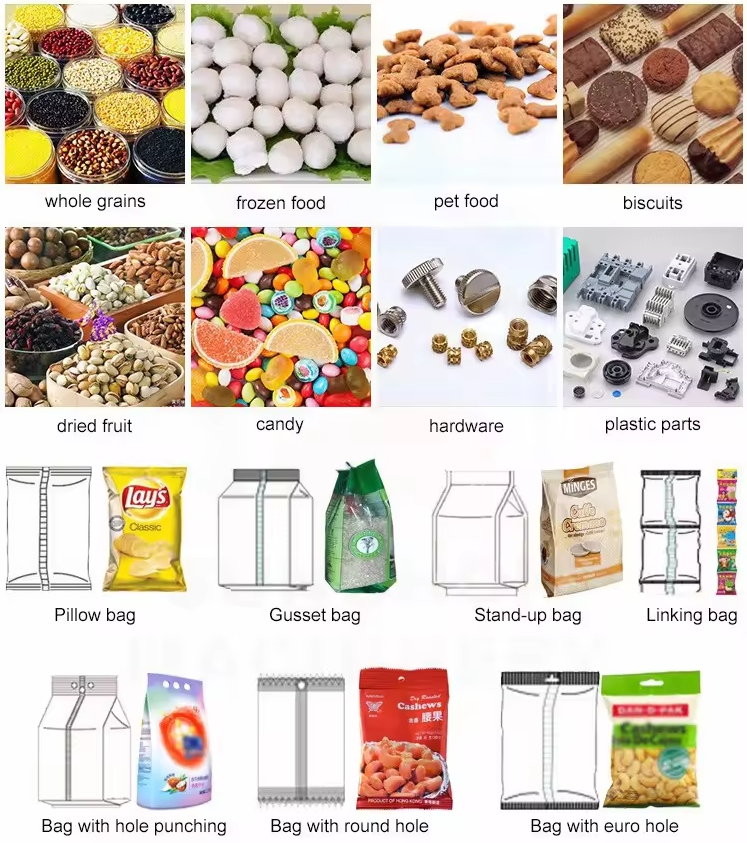 quad bag packing machine applications
