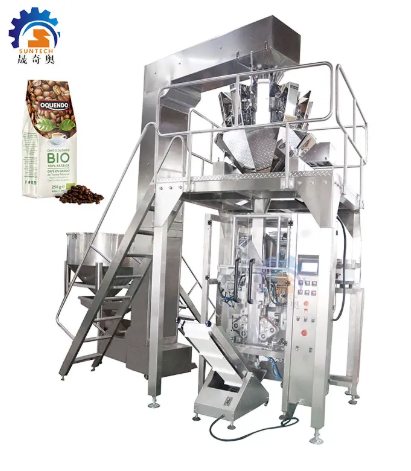 automatic 250g 500g 1kg coffee bean ground coffee powder packing machine-suntech