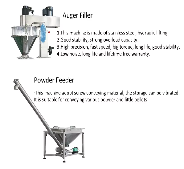 automatic corn zaize flour powder brick paper bag filling packing machine-suntech