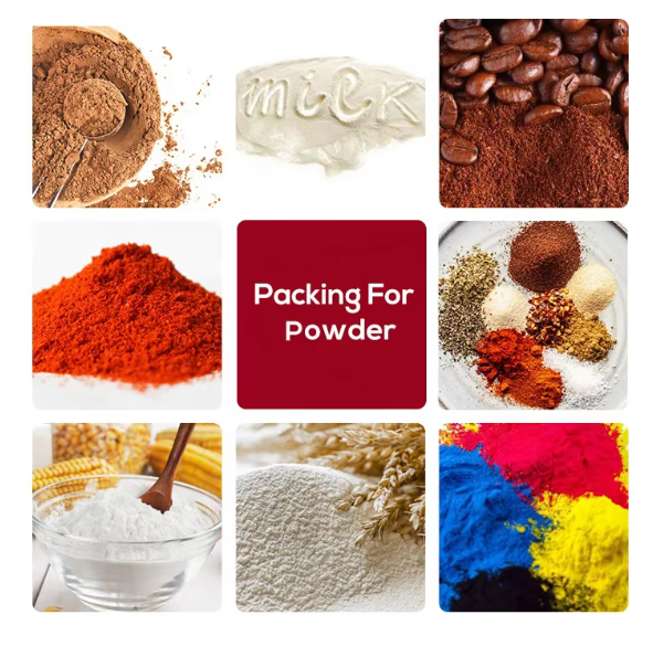 applications of powder packing machines-suntech